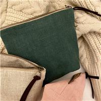 Natural Linen Coin Pouch