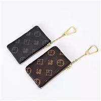 Mini Classic Designer Zipper Coin Purse Keychain Bulk