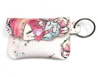 Plaid Mini Wholesale Coin Grab Bag Key Ring Wallet   