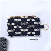 Card Holder Key Ring for Women 