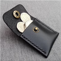 small coin purse with keyring