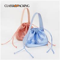 Drawstring Satin Cosmetic Bag  