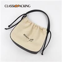 Canvas Wholesale Cosmetic Bag with Drawstring