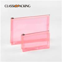 Pink Special Clear Bulk Customized Makeup Bags