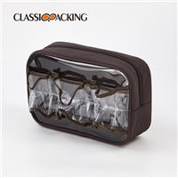 Unique Design Bulk Custom Clear Makeup Pouches With Fold Handle