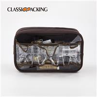 Unique Design Bulk Custom Clear Makeup Pouches With Fold Handle