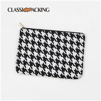 Houndstooth Bulk Custom Cosmetic Bags Wholesale