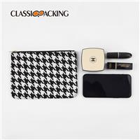 Houndstooth Bulk Custom Cosmetic Bags Wholesale