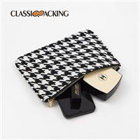 Houndstooth Bulk Custom Cosmetic Bags Wholesale