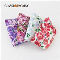 Flower Print Customizable Toiletry Bag