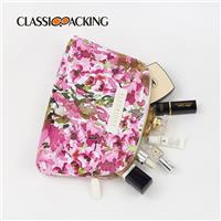 Flower Print Customizable Toiletry Bag