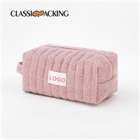 Towel Cloth Quilting Custom Makeup Bags Wholesale