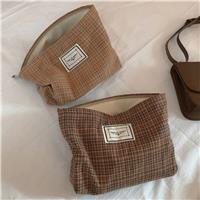 Plaid Eco-friendly Bulk Toiletry Bags