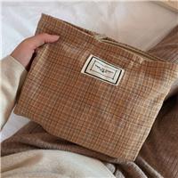 Plaid Eco-friendly Bulk Toiletry Bags