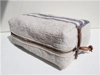 Sustainable Bulk Makeup Bag - 100% Vegetable Tanned Leather