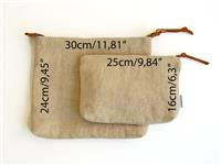 Natural Linen Wholesale Eco Toiletry Bags