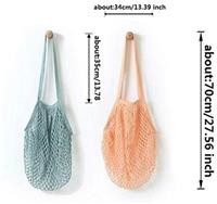 Washable Cotton Mesh String Tote Bag