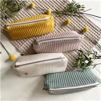 Trendy Waffle Eco Cosmetic Bags Wholesale