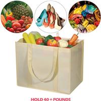 Beige Reusable Shopping Bags Wholesale