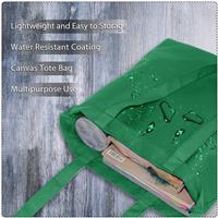 Plain Green Canvas Tote Bags Bulk 