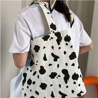 Cow Print Canvas Tote Bags Bulk