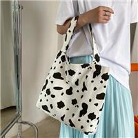 Cow Print Canvas Tote Bags Bulk