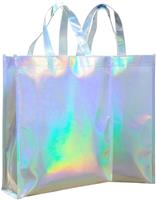 Bling Bling Glossy Durable Non Woven Grocery Bags Bulk