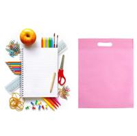 Pink Non Woven Bulk Shopping Bags 