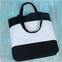 Three-Tone Cotton Tote Bags Wholesale