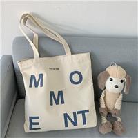 Letter Simple Cotton Tote Bags Wholesale