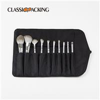 black makeup brush bag