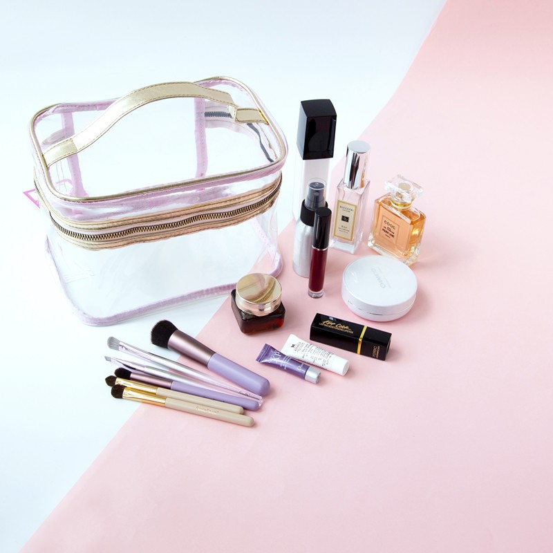 Clear Makeup Bag Set