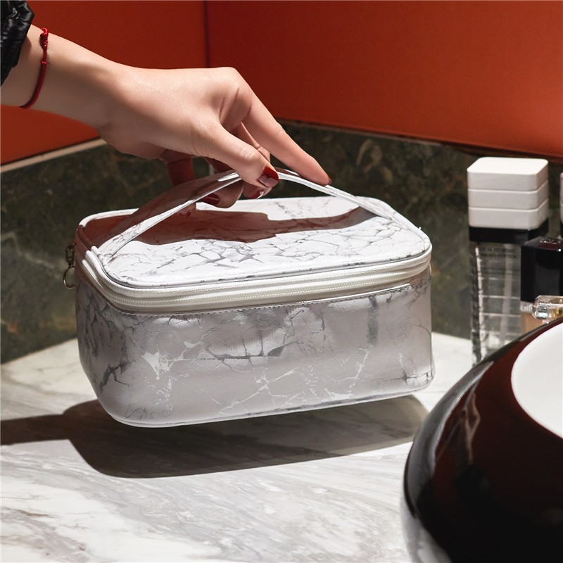 marble cosmetic organizer