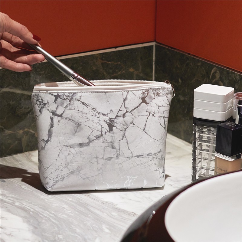 marble cosmetic organizer