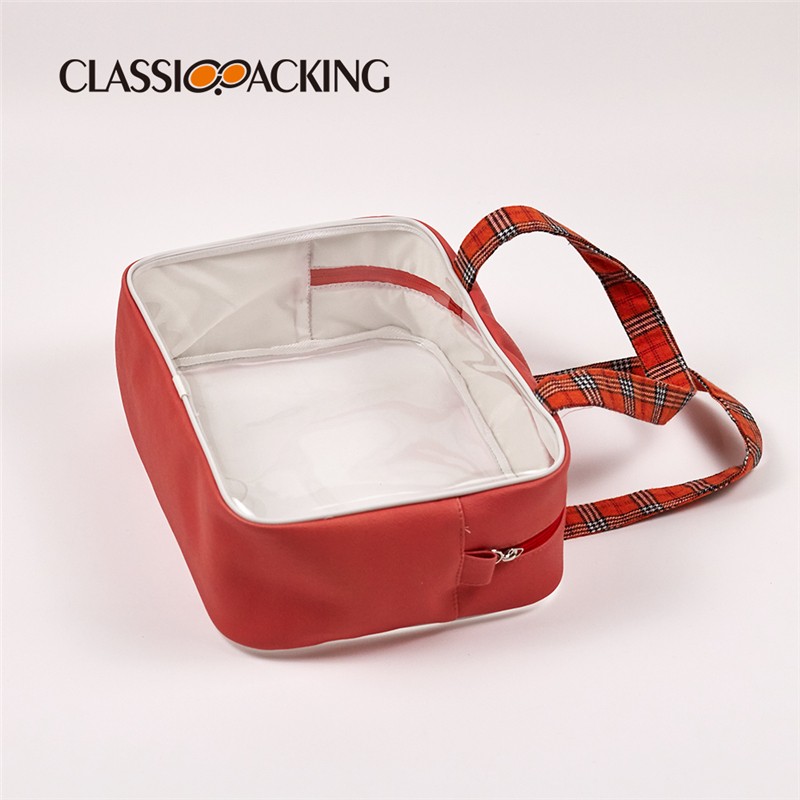 large transparent makeup bag