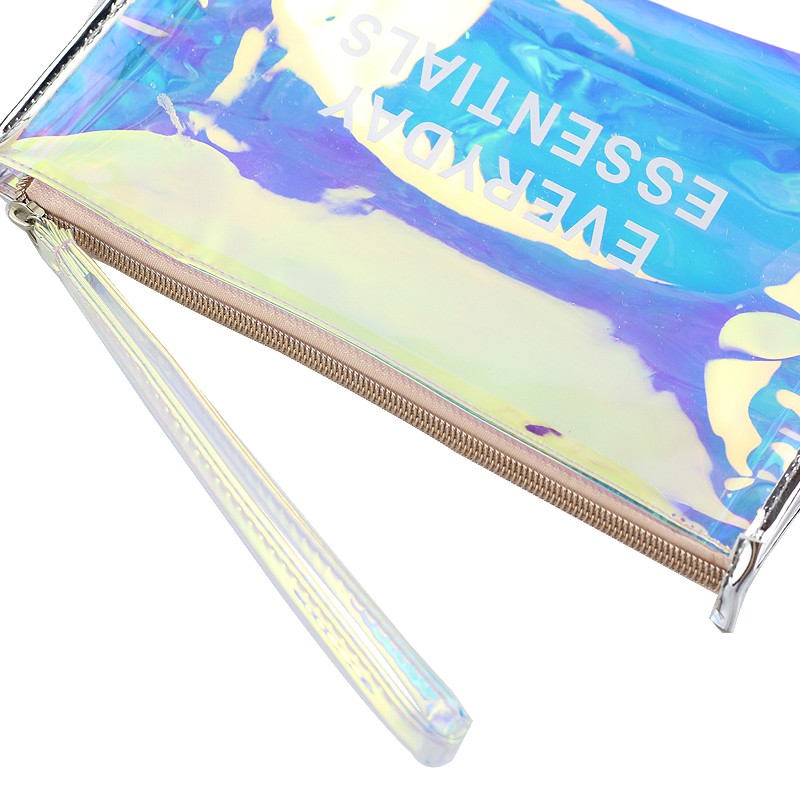 holographic makeup pouch