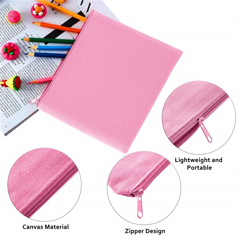 wholesale blank canvas makeup bags