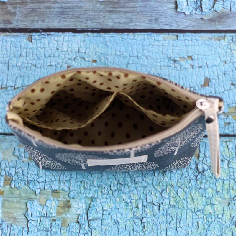 canvas cosmetic pouch