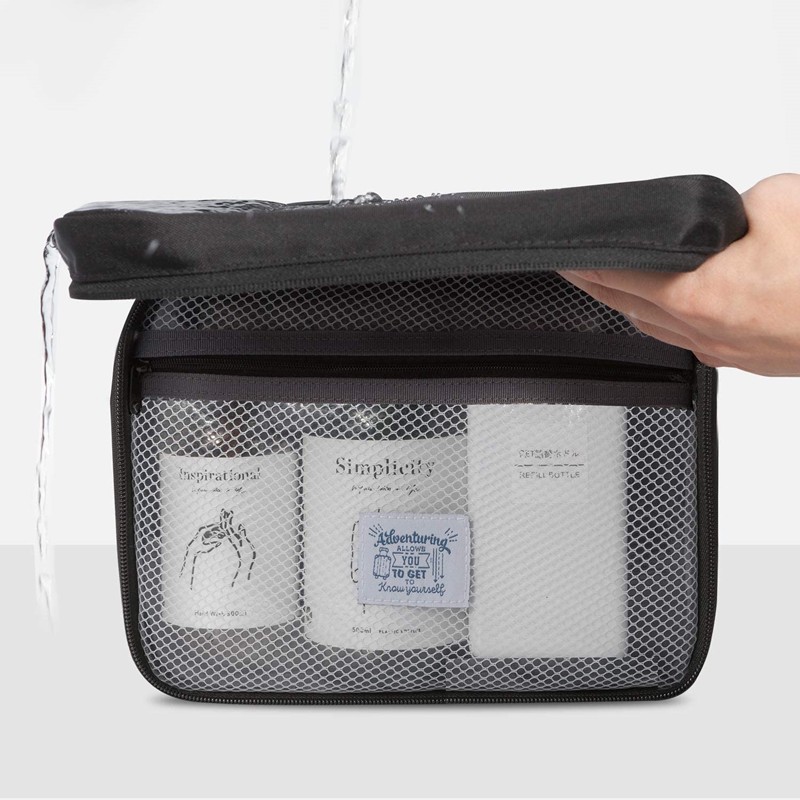 travel makeup and toiletry bag