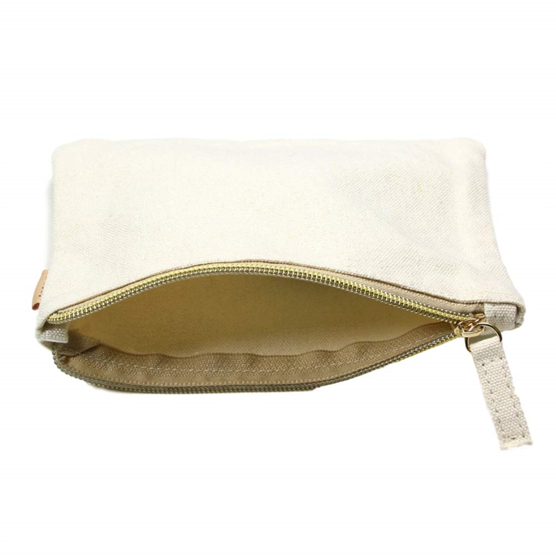 wholesale cotton travel accessory bags with zipper
