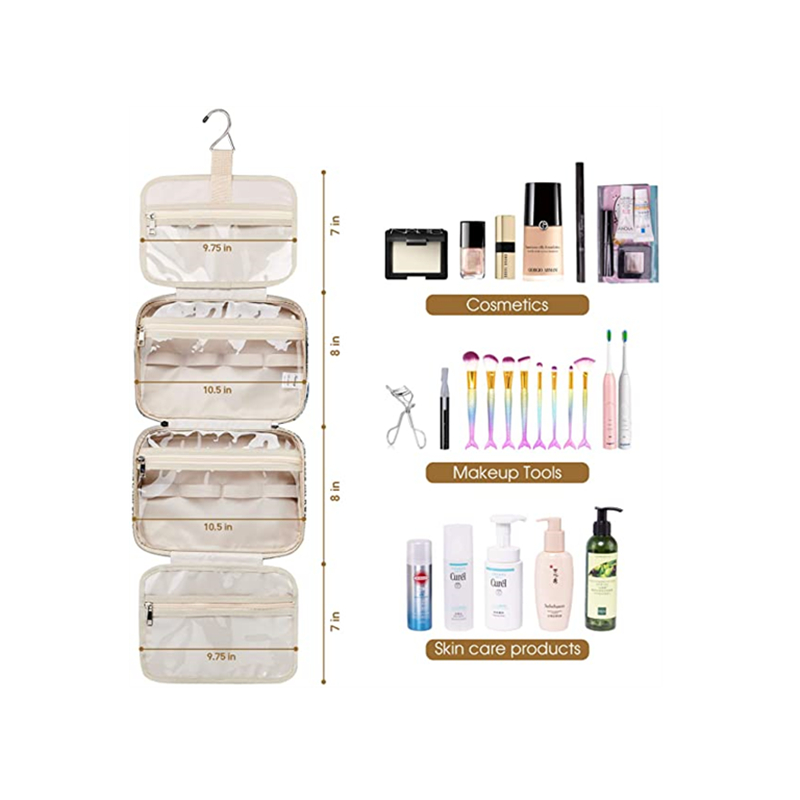 hanging makeup organiser