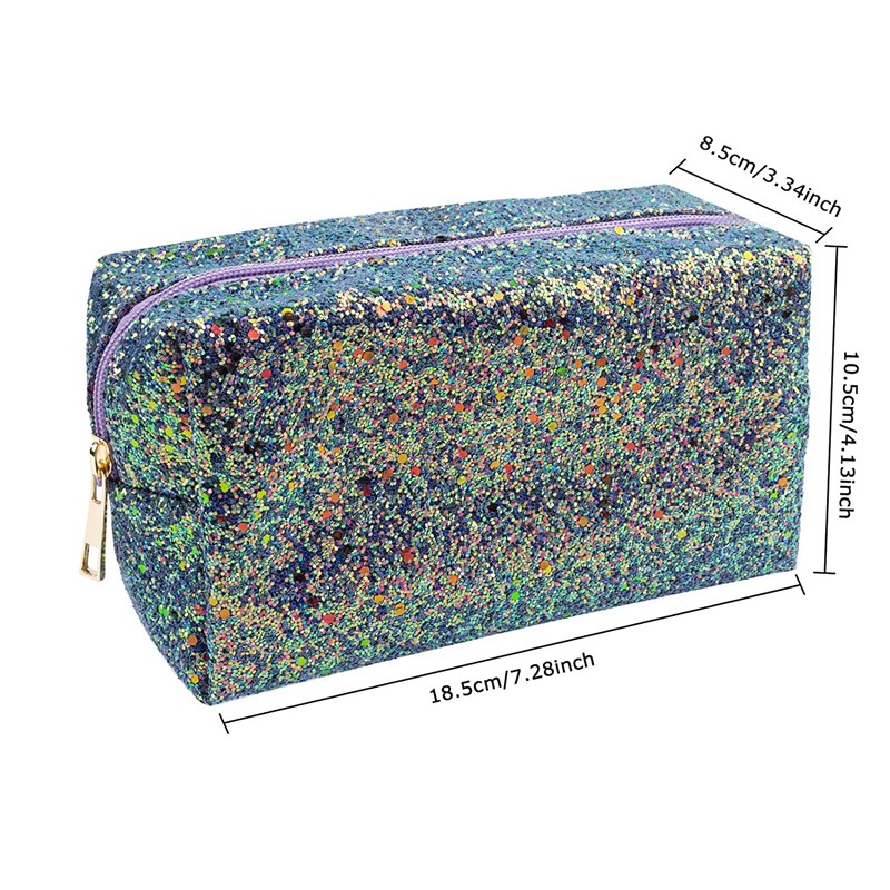 glitter makeup bag wholessale