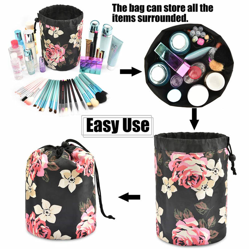 lazy drawstring cosmetic bag