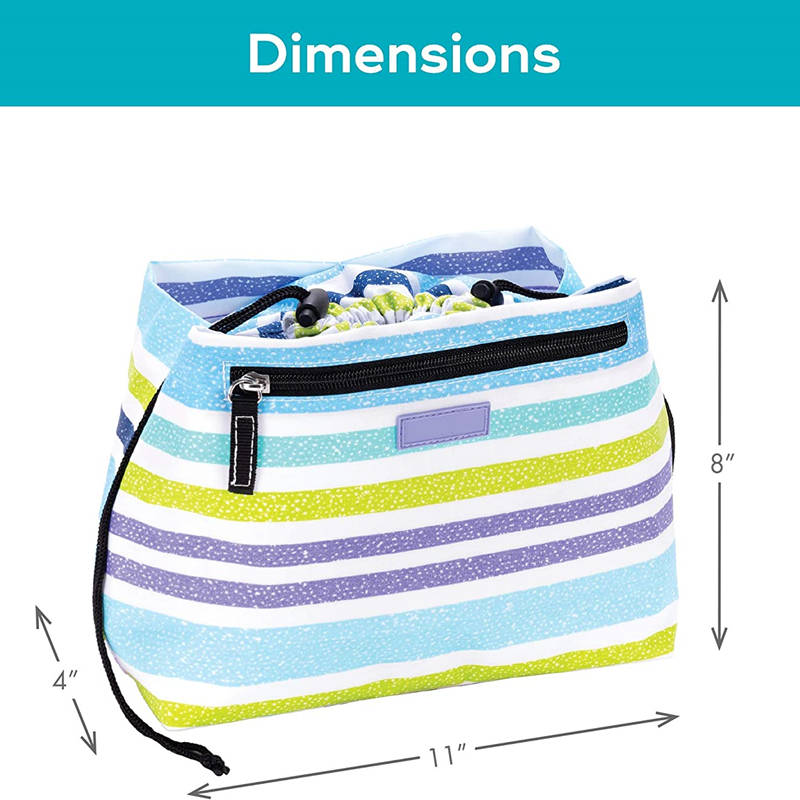 drawstring makeup organizer and travel bag