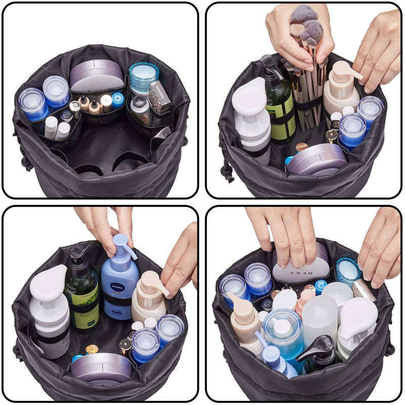 women's drawstring makeup organizer