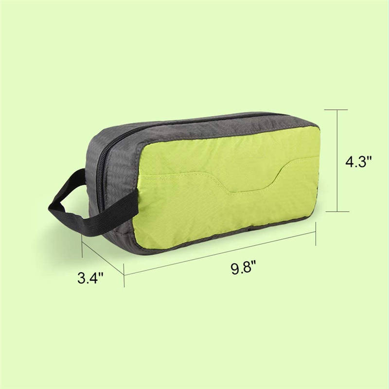 sustainable travel cosmetic pouch