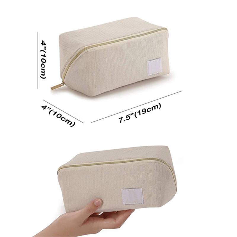 organic cotton cosmetic bag