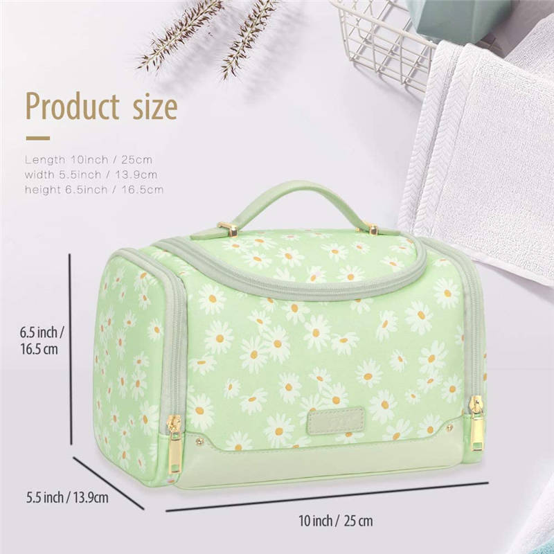 flower print cosmetic case