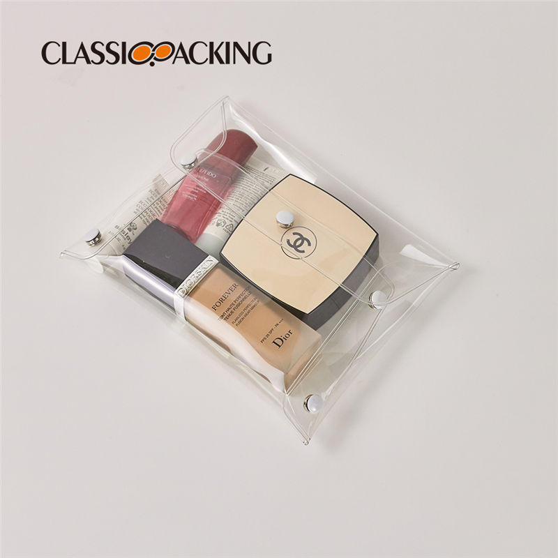 simple clear makeup bag