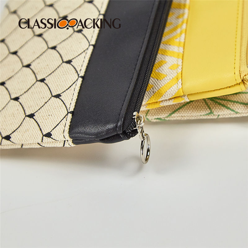 luxury coin purse with zipper